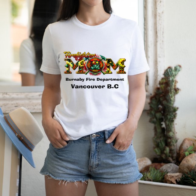 Firefighter mum backing the heroes T-Shirt (Creator Uploaded)