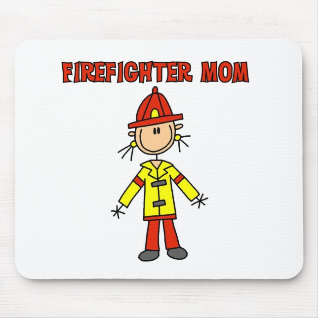 Firefighter Mum Mouse Pad (Front)