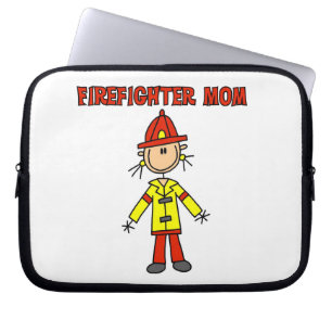 Firefighter Mum T-shirts and Gifts Laptop Sleeve