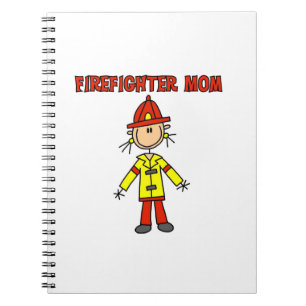 Firefighter Mum T-shirts and Gifts Notebook