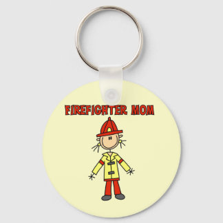 Firefighter Mum Tshirts and Gifts Key Ring