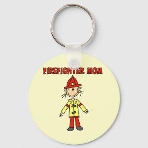 Firefighter Mum Tshirts and Gifts Key Ring