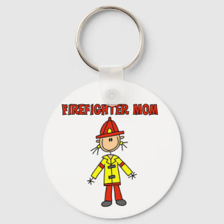 Firefighter Mum Tshirts and Gifts Key Ring