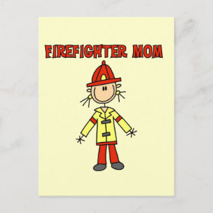Firefighter Mum Tshirts and Gifts Postcard