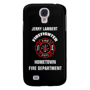 Firefighter Name Template Galaxy S4 Case