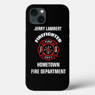 Firefighter Name Template iPhone 13 Case