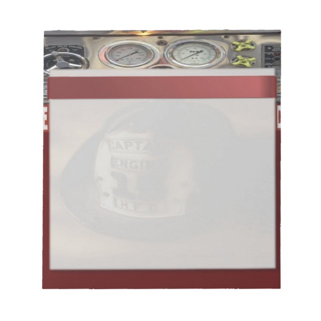 Firefighter Notepad (Front)