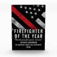 Firefighter of the Year Employee Recognition