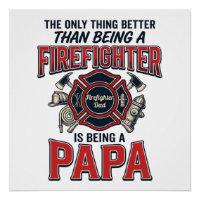 Firefighter Papa Vintage Engraving Shirt Design_1
