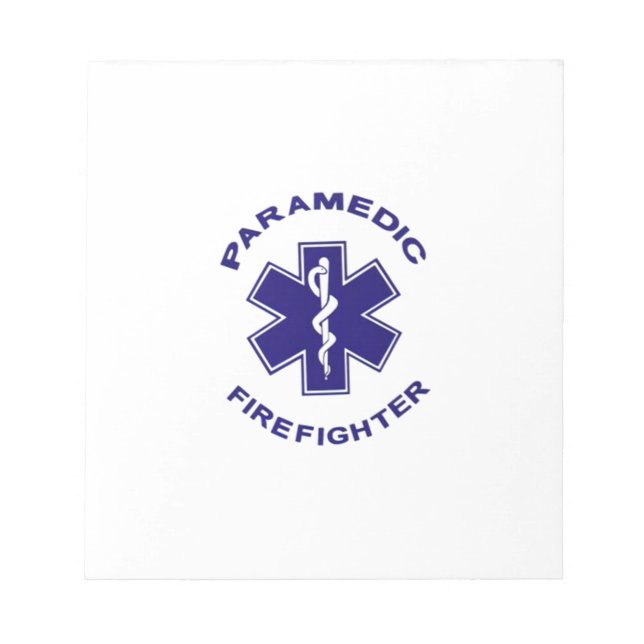 Firefighter Paramedic Notepad (Front)