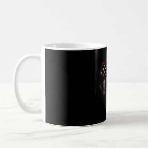 Firefighter Paramedic Symbol American Flag Fireman Coffee Mug