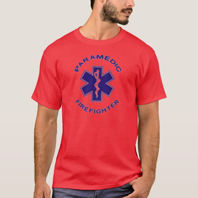 Firefighter Paramedic T-Shirt (Front)