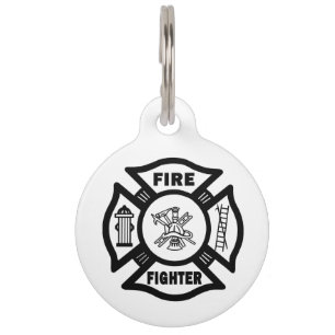 Firefighter Pet Tag