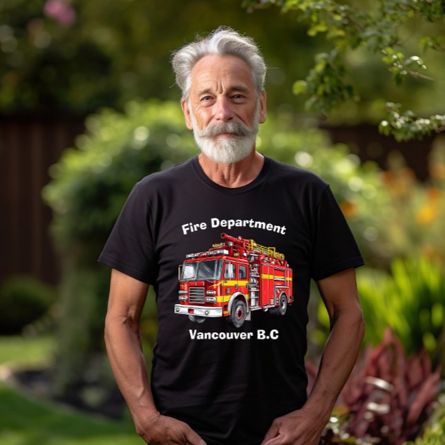 Firefighter poised for action at dawn T-Shirt (Creator Uploaded)
