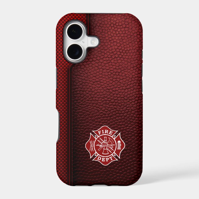 Firefighter Printed Leather (Back)