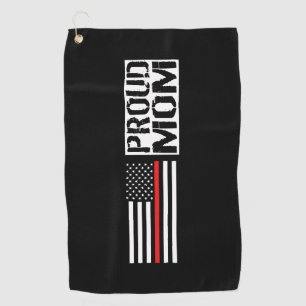 Firefighter - Proud Mum Golf Towel
