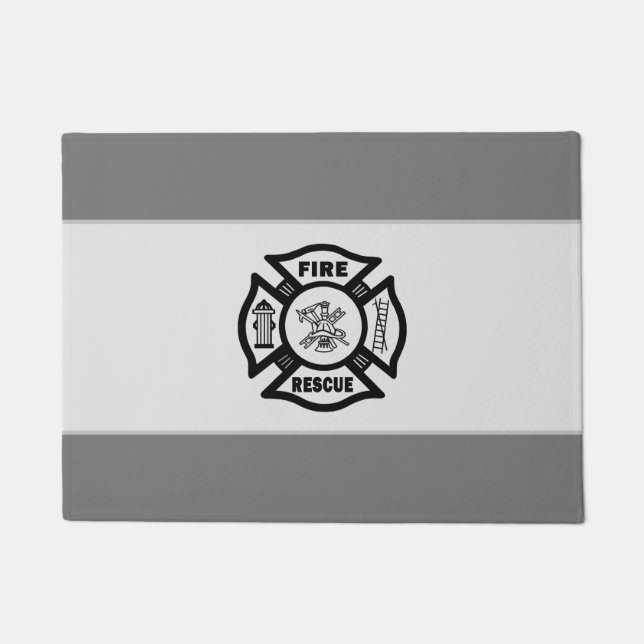 Firefighter Rescue    Doormat (Front)