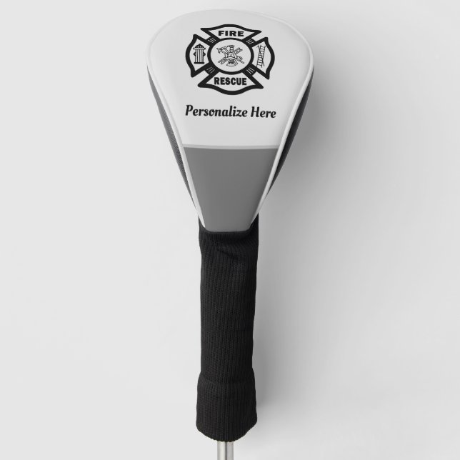 Firefighter Rescue   Golf Head Cover (Front)