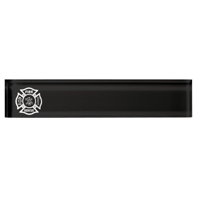Firefighter Rescue Nameplate (Front)
