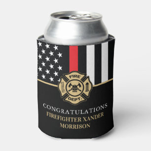 Firefighter Retirement Fire Department Party Can Cooler