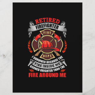 Firefighter Retirement Gifts For Men 2021 Quotes Custom Letterhead
