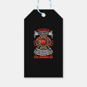 Firefighter Retirement Gifts For Men 2021 Quotes Gift Tags