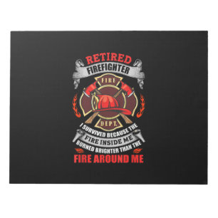 Firefighter Retirement Gifts For Men 2021 Quotes Notepad