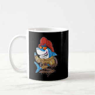 Firefighter Shark Fire Fighting Sea Animal Gear Coffee Mug