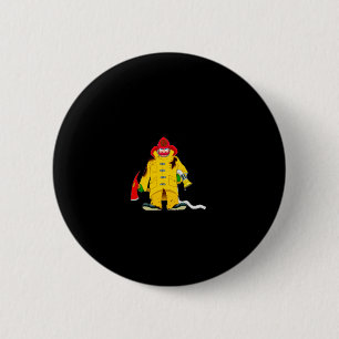 Firefighter Smoke Alarms Dont Save Lives  6 Cm Round Badge