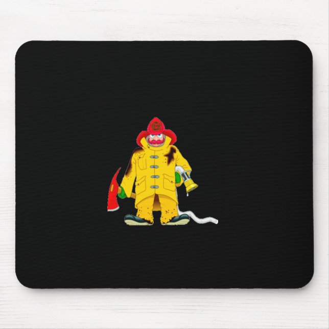 Firefighter Smoke Alarms Dont Save Lives  Mouse Pad (Front)