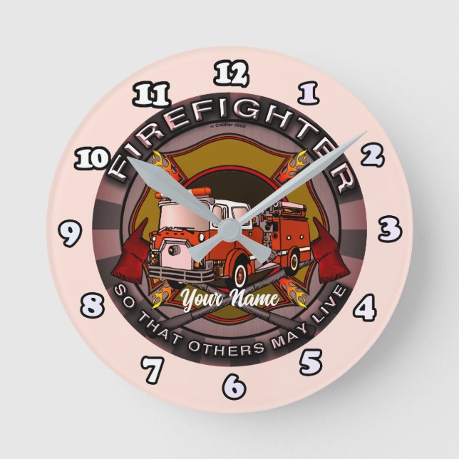 Firefighter So Others May Live clock (Front)