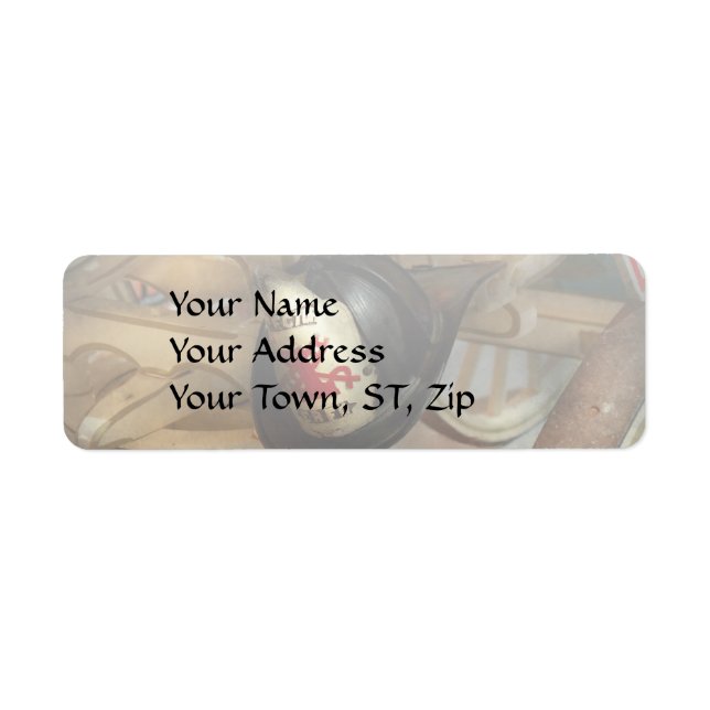 Firefighter - Somewhere to hang hat Return Address Label (Front)