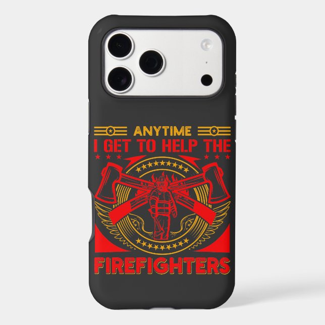 Firefighter supports  the community (Back)
