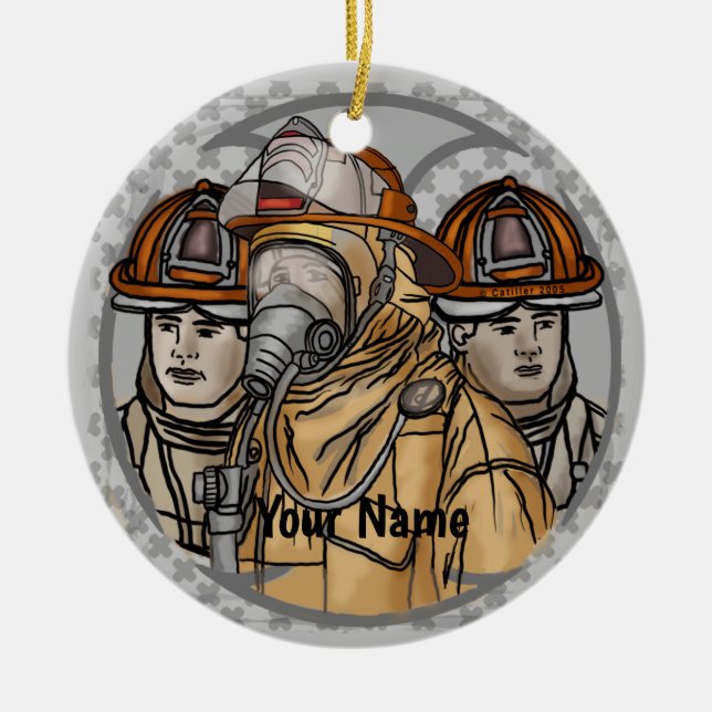 Firefighter Team  ornament (Front)