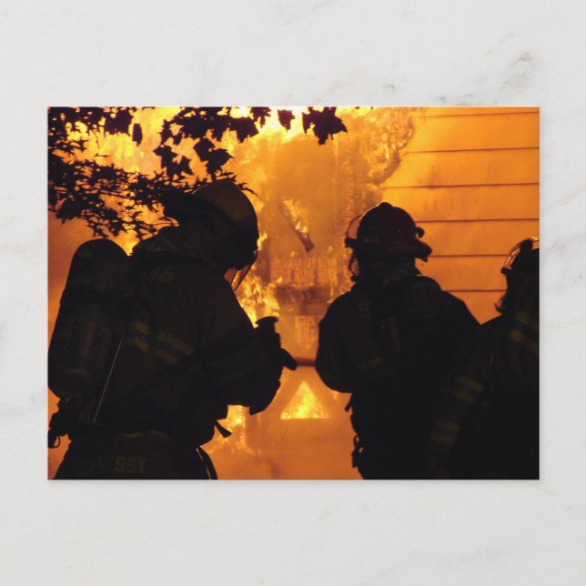 Firefighter Team Postcard (Front)
