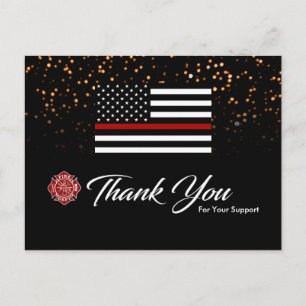 Firefighter Thank You Card