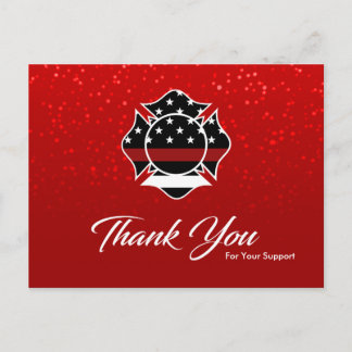 Firefighter Thank You Card
