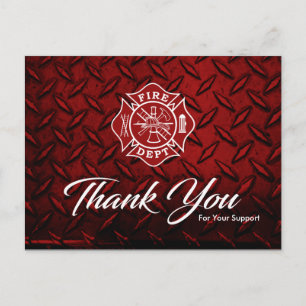 Firefighter Thank You Card