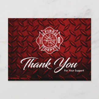 Firefighter Thank You Card