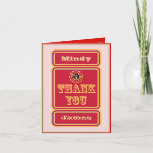 Firefighter Thank You Card