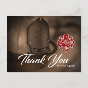 Firefighter Thank You Card