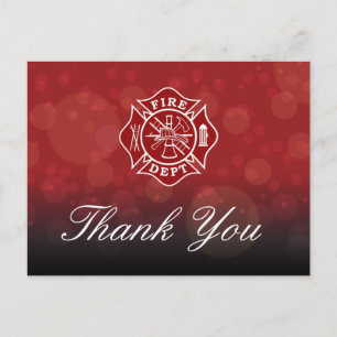 Firefighter Thank You Card