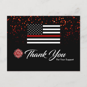 Firefighter Thank You Card