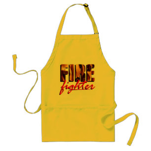 Firefighter themed apron
