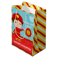 Firefighter themed Birthday Party Guest Favour