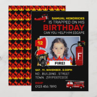 Firefighter Themed Escape Room, Birthday Party
