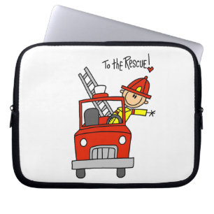 Firefighter to the Rescue T-shirts and Gifts Laptop Sleeve