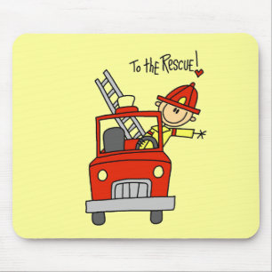 Firefighter to the Rescue T-shirts and Gifts Mouse Pad