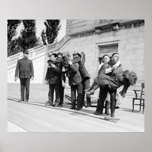 Firefighter Training, 1923 Poster