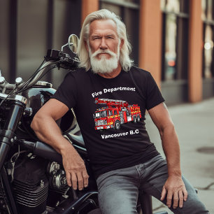 Firefighter truck ready for city action T-Shirt